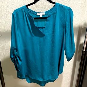 Teal blouse